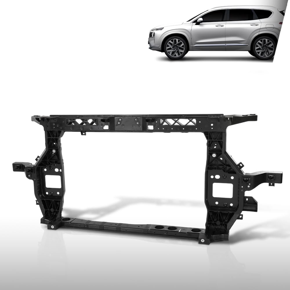 G-PLUS Radiator Support Core Compatible with Hyundai Santa Fe Hybrid Preferred 2021-2022 64101S1500, HY1225229 Black