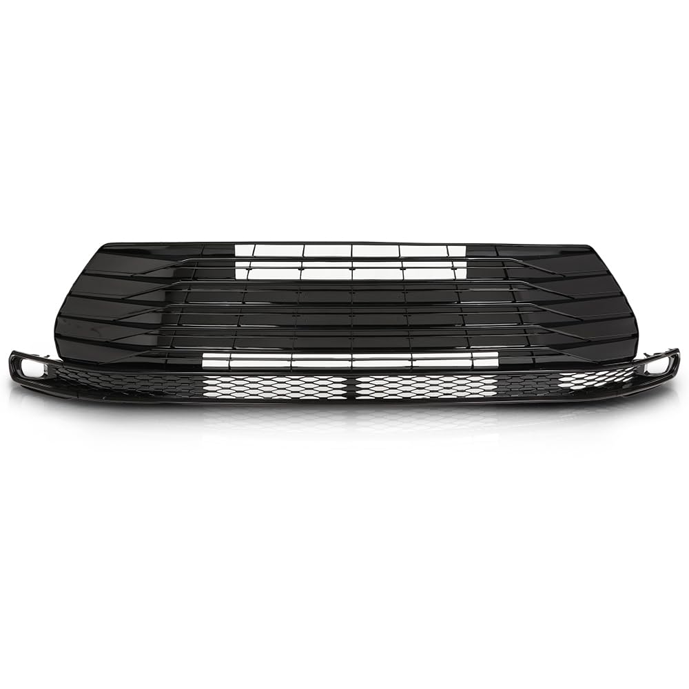 G-PLUS Front Lower Bumper Grille Grill, Compatible with Toyota Sienna LE 2021-2023, W/o Parking Sensor Hole, 5310208040, TO1036239