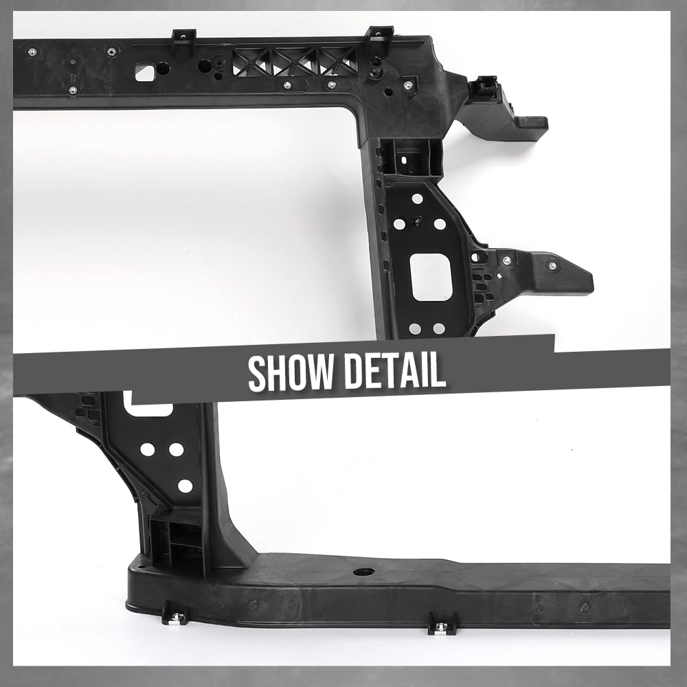 G-PLUS Radiator Support Core Compatible with Hyundai Venue Denim 2020-2021, Fit Hyundai Venue Limited 2022-2024 64101K2000, HY1225226 Black
