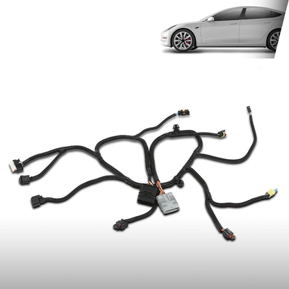 G-PLUS Front Radiator Support Harness Compatible with Tesla Model 3 2017 2018 2019 2020 2021 2022 156796100A, 106796100E, 1567961-00-A, 1067961-00-E Black