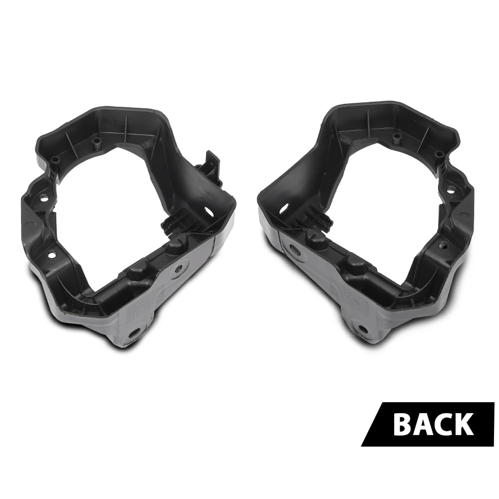 G-PLUS Fog Light Brackets Driving Lamp Mounting Set of 2 Left & Right Side Pair Compatible with LX CT200h (submodel: Base, F Sport) 2014-2017 5212576030, 5212676030, LX2602109, LX2603109 Black