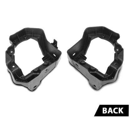 G-PLUS Fog Light Brackets Driving Lamp Mounting Set of 2 Left & Right Side Pair Compatible with LX CT200h (submodel: Base, F Sport) 2014-2017 5212576030, 5212676030, LX2602109, LX2603109 Black