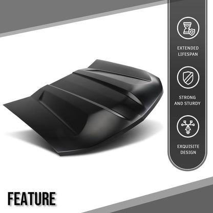 G-PLUS Front Hood Compatible with Chevy Colorado Z71 2023-2024 Black