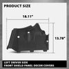 G-PLUS Front Left Underbody Splash Shield Guard Cover, Compatible with Audi A6 S6 A7 2011-2017/ A6 Allroad 2013-2017, 4G0825201, 4G0825201B
