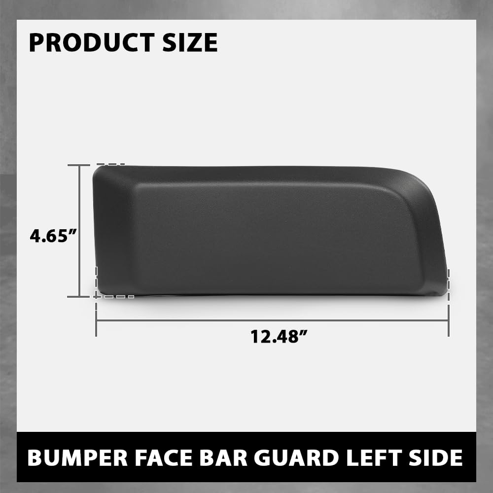 G-PLUS Front Left Bumper Face Bar Guard, Compatible with Ford F150 SVT Raptor 2010-2014, Driver Side, AL3Z17E811A, FO1054180