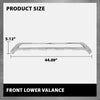 G-PLUS Front Air Dam Deflector Lower Valance Apron Compatible with Benz GLK250 Bluetec 4Matic 2013-2015/Fit Benz GLK350 (submodel: 4Matic, Base) 2013-2015 2048851822 MB1095111