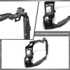 G-PLUS Front Left Side Intermediate Radiator Support Assembly w/ Bracket Compatible with Porsche Macan 2015-2018 95B805295 Direct OE Replacement Black