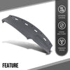 G-PLUS TPE Dash Cover Dashboard Compatible with Dodge Ram 1500 2500 3500 Truck 1994-1997 Gray
