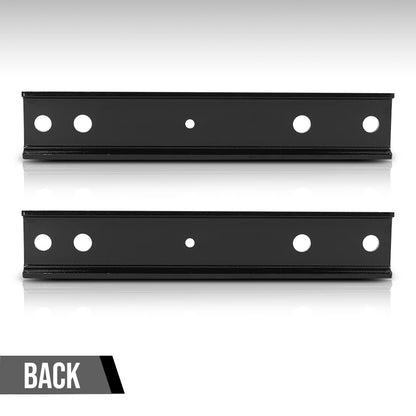G-PLUS Rear Bumper Mounting Bracket Pair Compatible with Ford F250 F350 Super Duty 1999-2016 F81Z17788AA FO1166193 Black
