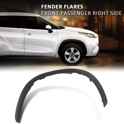 G-PLUS Fender Flare Front Right Side Compatible with Toyota Highlander 2020-2022 750850E040