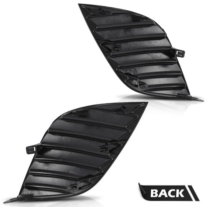G-PLUS Front Bumper Fog Light Cover Bezel Driver and Passenger Side Compatible with Toyota Camry SE XSE 2018–2020 Fog Lamp Covers 8148106180 8148106170 TO1039211 TO1039210