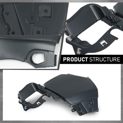 G-PLUS Rear Right Bumper Cover Upper, Compatible with Jeep Renegade 2015-2023, Passenger Side, 6SC03TZZAA, 5VW86TZZAA, 5VW86NKPAA