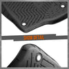 G-PLUS TPE Floor Mats Fit Ford F250 F350 Super Duty SuperCab 1999-2007 1st & 2nd Row Truck Accessories Cargo Liners All Weather Protection 3PCS Black Alfombras para Carro