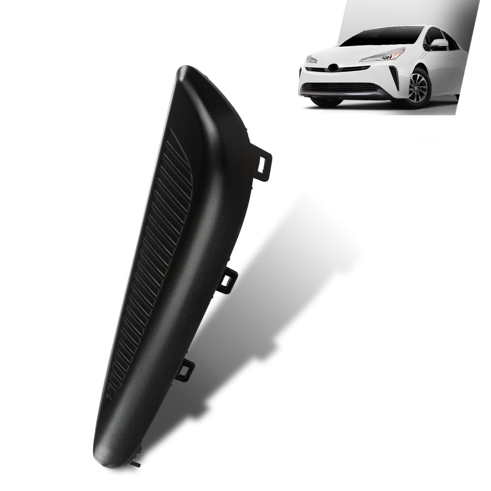 G-PLUS Front Bumper Molding Left Side Fog Light Cover Trim Compatible with Toyota Prius 2019-2021 w/o DRLTO1038228, 5271347040