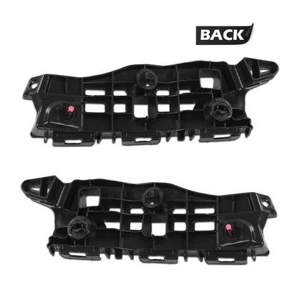 G-PLUS Front Bumper Bracket Stay Set Compatible with 2013-2018 ES350 ES300h 5214606020 5214506020 LX1032109 LX1033109 Left Driver and Right Passenger Side Front Bumper Cover Retainer