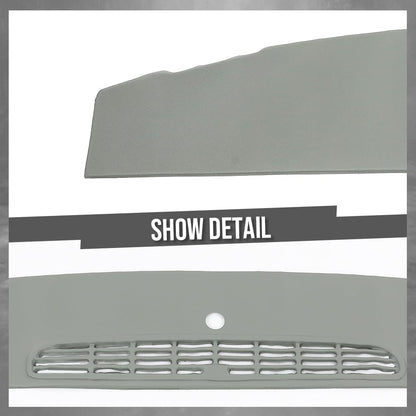 G-PLUS TPE Dash Cover Dashbaord Compatible with Chevy Tahoe Avalanche Suburban & GMC Yukon/XL/Denal & Cadillac Escalade 2007-2014 Fit Chevy Silverado GMC Sierra 2007-2013 Gray