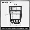 G-PLUS Center Dash Climate Control Radio Bezel Trim Compatible with Toyota Tacoma 1998-2004 Black Dashboard Panel