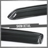 G-PLUS in-Channel Auto Vent Window Visor 4PCS Compatible with Honda Ridgeline 2017-2025 in-Channel Rain Guards Smoke