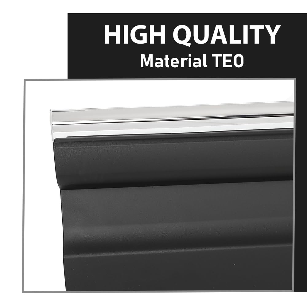 G-PLUS Front Right Lower Door Molding W/Silver Trim, Compatible with Ford Explorer 2011-2015, Passenger Side, BB5Z7820878BA, FO1305111