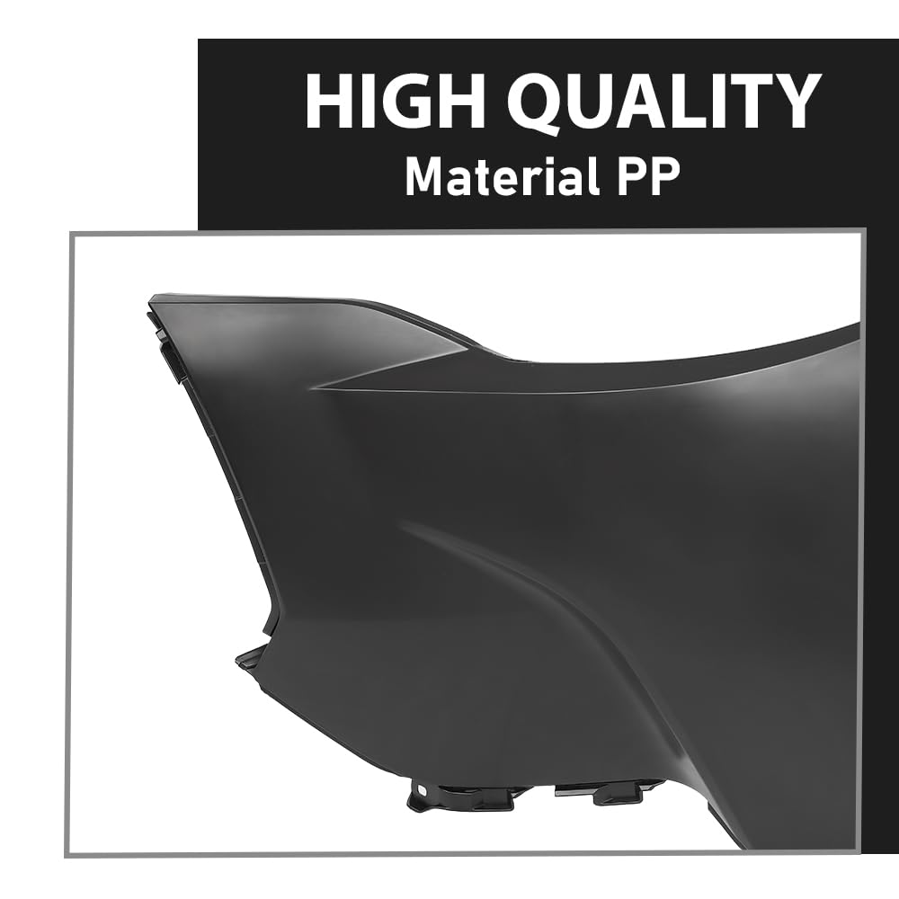 G-PLUS Front LH Bumper Cover Compatible with Toyota Corolla Cross 2022-2024,Fit For L & LE Models Without Park Assist Only TO1016102