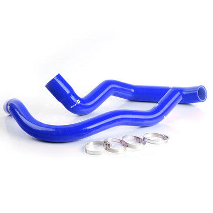 G-PLUS Silicone Radiator Coolant Hose Kit w/Clamps Compatible with Jeep Cherokee XJ 4.0 l6 1991-2001 Blue 2 PCS