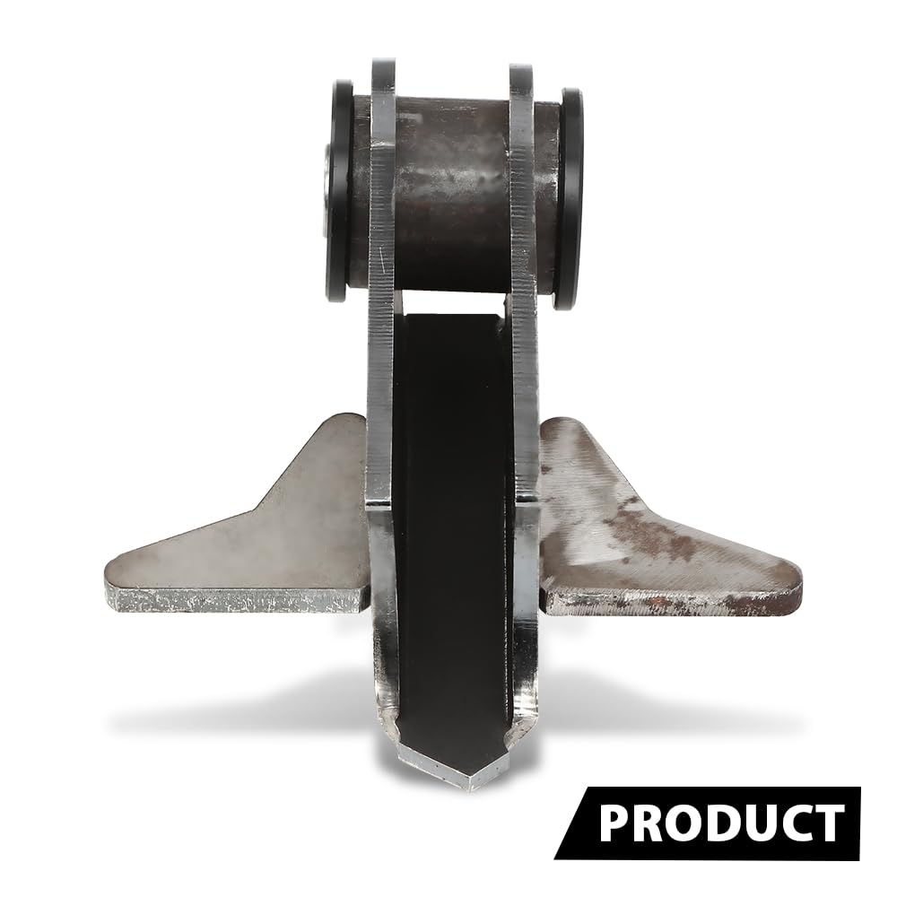 G-PLUS Front Passenger Axle Upper Control Arm Bracket Kit Compatible with Jeep TJ LJ MJ XJ ZJ 1984-2006 Black