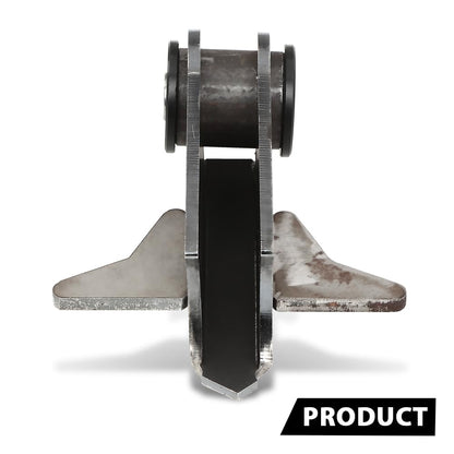 G-PLUS Front Passenger Axle Upper Control Arm Bracket Kit Compatible with Jeep TJ LJ MJ XJ ZJ 1984-2006 Black