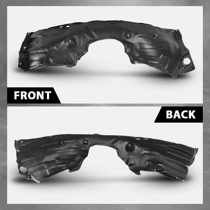 G-PLUS Front Right Side Fender Inner Liner Compatible with Toyota Camry 2018-2020 Black 5387506280
