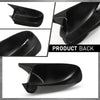G-PLUS Side Mirror Covers Shell Cap Left and Right Compatible with Dodge Charger SRT 2015-2023 Horn Style Black