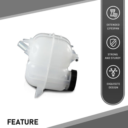 G-PLUS Coolant Reservoir Radiator Expansion Tank Compatible with Chrysler 200 (submodel: C, Limited, LX, S) 2015-2017,Compatible with Jeep Cherokee 2014-2018 68102155AD-PFM, CH3014161