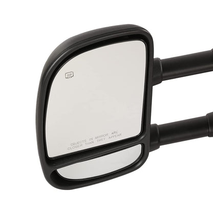 G-PLUS Manual Towing Side Heated Mirrors Compatible With Only 1999-2007 Ford F250/F350/F450/F550 Super Duty models only(without signal lights) 2001-2005 Ford Excursion FO1321218