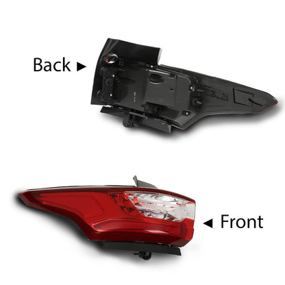 G-PLUS Tail Light Assembly Rear Brake Lamp Compatible with Chevy Traverse 2018-2021 Pair Left&Right 84618033 84618032 Luces Traseras Rear Brake Lamps Assembly
