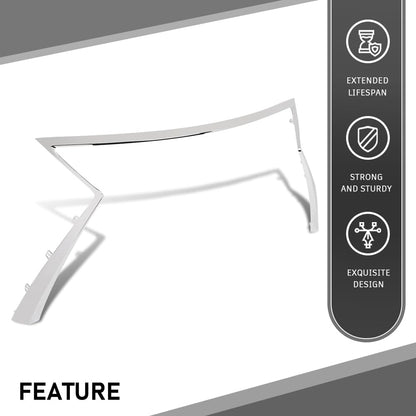 G-PLUS Front Bumper Grille Molding Insert Chrome Compatible with LX RX350 RX450h 2016-2019 LX1210114, 5312148130, 53121-48130, 5312148130 ABS Silver