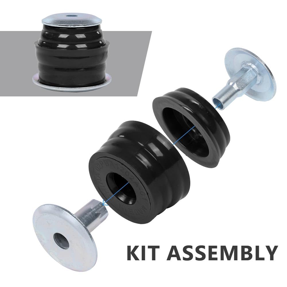 G-PLUS 8PCS Body Cab Mount Bushings Compatible with Ford F250 F350 Super Duty 2008-2016 2WD & 4WD KF04060BK, Black