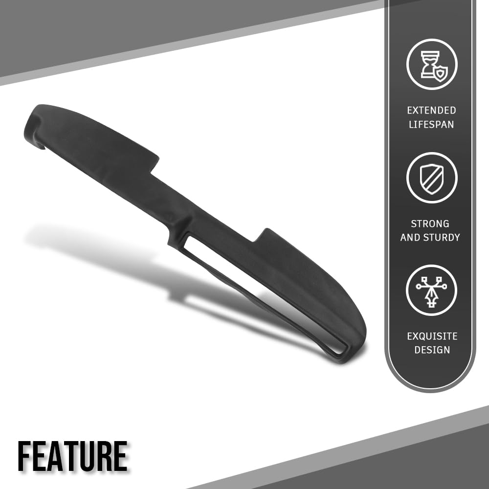 G-PLUS TPE Dash Cover Dashboard Compatible with Dodge Charger Plymouth Belvedere Coronet GTX Road Runner Satellite 1971-1974 Black
