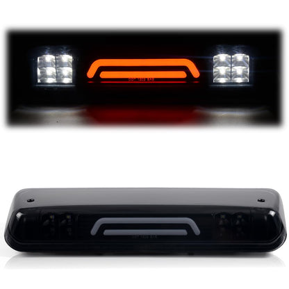 G-PLUS Rear LED Third Brake Light Compatible with 2004-2008 Ford F150 Lobo/2006-2008 Lincoln Mark LT/2007-2010 Ford Explorer Sport Trac 3RD Cargo Led Tail Lamps (Smoky Lens Black Housing)