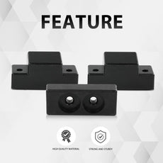 G-PLUS Hood Bumper Set for Hummer Humvee Black Replacement Product Features
