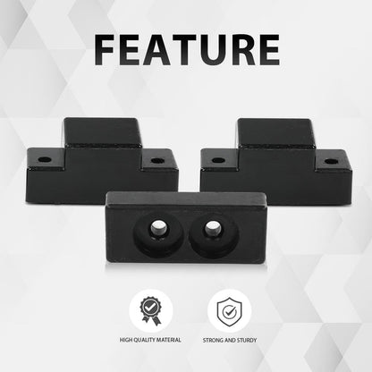 G-PLUS Black Hood Bumper Set Compatible with Hummer Humvee Replaces Factory #1233888, 12338896