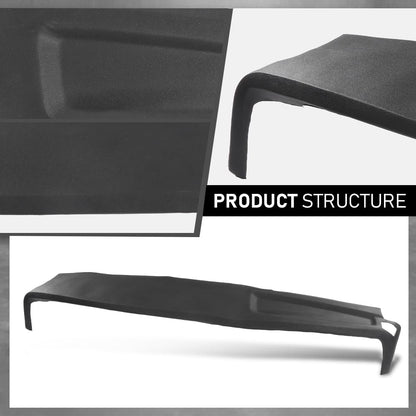 G-PLUS TPE Molded Dash Cover Black Compatible with 2002 2003 2004 2005 Dodge Ram 1500/2003-2005 Dodge Ram 2500 3500