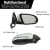 G-PLUS Rear View Mirror w/Blind Spot Right Passenger Side Compatible with Benz X253 Class GLC300 GLC350 2016-2021 2538101416 2538103500 White