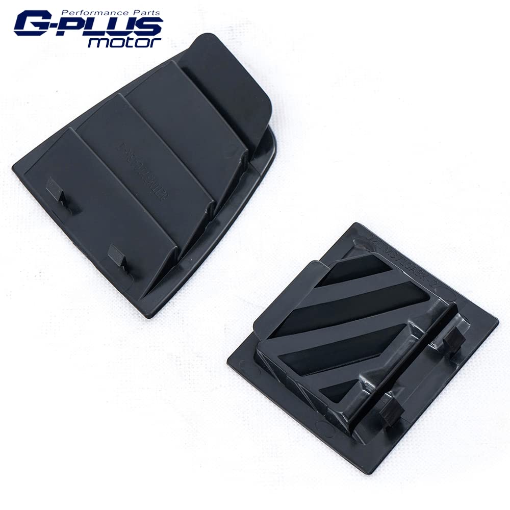 G-PLUS Dash Air Vent Front Cover Set Left and Right Compatible with 2005 2006 Chrysler 300, 2006 2007 Dodge Charger, 2005 2006 2007 Dodge Magnum (Driver and Passenger Side)