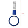 G-PLUS JDM Tsurikawa Ring Round Subway Train Bus Car Handle Hand Straps Drift Charm, Rear Bumper Warning Ring (Blue)