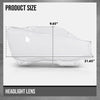 G-PLUS Headlight Lens Cover Compatible with BMW X3 F25 2014-2017 Right Side Front Headlamp Lens Cover Clear