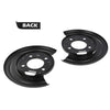 G-PLUS New Rear Brake Dust Shield Backing Plates Pair Compatible with 2000-2005 Ford Excursion/2000-2010 Ford F250 Super Duty TN02044