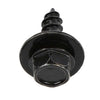 G-PLUS Splash Shield & Firewall Screws- M6.3 x 20mm Long- 10mm Hex- 20 pcs Screws Compatible with Most Models Black Iron