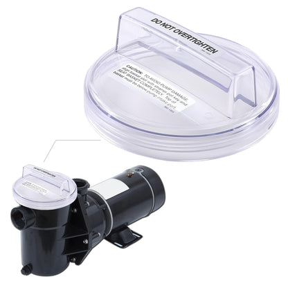 G-PLUS Clear Pool Pump Strainer Lid 1121-1429 Fit Lomart Ultra Promega 3 Fit Embassy High Performance Pump Fit Doughboy Powerline XP