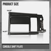 G-PLUS Console Shift Plate Manual Trans Compatible with Chevy Corvette C4 1994 1995 1996 Black