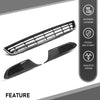 G-PLUS Front Bumper Lower Grille & Fog Light Bezel Compatible with Volkswagen Jetta Sedan 2011-2014 Black (NOT Fit any Wagon Models) 5C6853671RYP, 5C68536659B9, 5C68536669B9, VW1036120 Chrome Grill