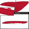 G-PLUS Pair Rear Bumper Reflector Light, Compatible with Benz 220a 180A 1954-1959/ ML63 ML550 ML350 GL550 GL63 GLE53 S65 2012-2024, Left & Right Side 2PCS, 2228200374, 2228200474