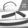 G-PLUS Fender Trim Front Left Side Compatible with Benz GLC300 4Matic 2016-2020 / GLC300 Base 2016-2022 / GLC43 AMG 4Matic 2017-2022 2538850522, MB1290101 Black